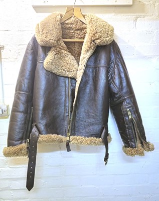 Lot 314 - An Irvin replica World War II sheepskin flying...