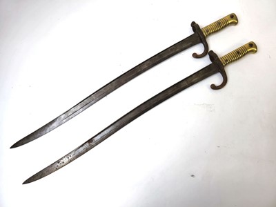 Lot 315 - A pair of French M1840 sword-bayonets (2)