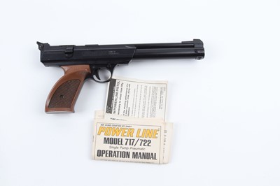 Lot 247 - .177 Daisy Powerline 717 sidelever air pistol,...