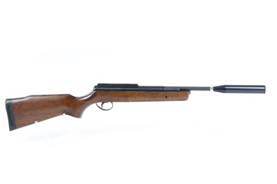 Lot 155 - .22 BSA break-barrel air rifle, moderated...