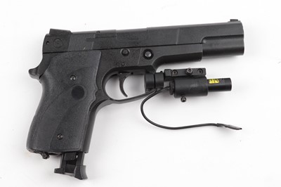 Lot 252 - 4.5mm (BB) Anics Co2 air pistol, cased with 2...