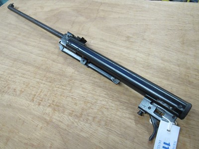 Lot 1163 - .22 Hungarian air rifle barrel and action