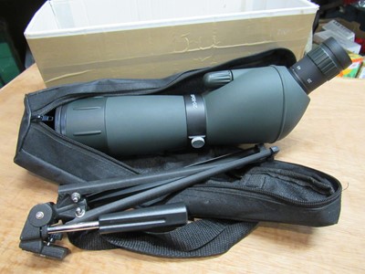 Lot 1217 - 20-60x60 spotting scope and stand