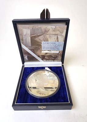 Lot 419 - A 2015 Alderney Battle of Trafalgar 1kg fine...