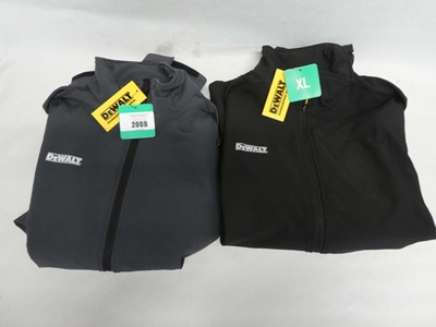 Lot 2 men's DeWalt water resistance work jackets...