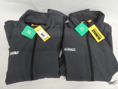 Lot 2 men's DeWalt water resistance work jackets...