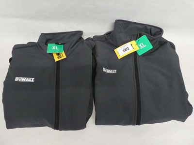 Lot 2 men's DeWalt water resistance work jackets...