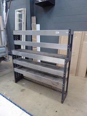 Lot 4243 - Single bay of metal van racking