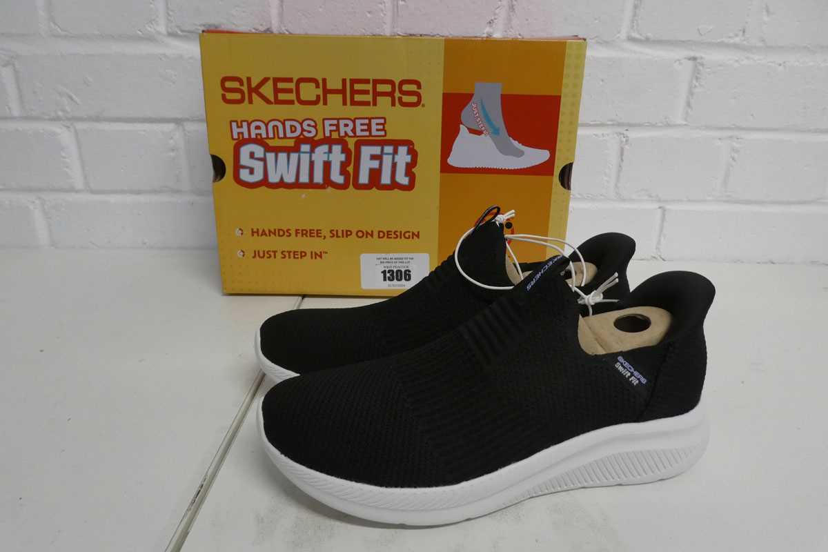 Lot 1306 - Boxed pair of ladies Skechers hands free swift...