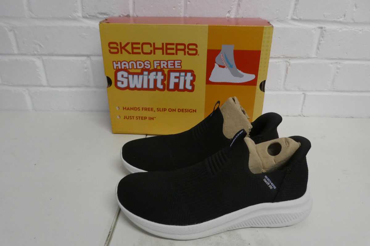 Lot 1308 - Boxed pair of ladies Skechers hands free swift...