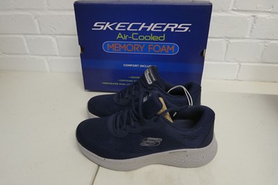 Lot 1328 - Boxed pair of men's Skechers sketch lite air...