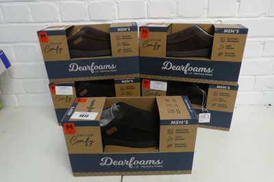 Lot 1372 - 5 boxed pairs of men's dearfoam memory foam...