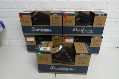 Lot 1373 - 5 boxed pairs of men's dearfoam memory foam...