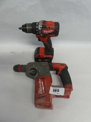 Lot Milwaukee M18 CBLPD brushless 18V cordless...