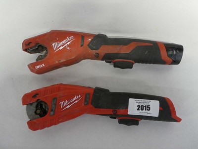 Lot Milwaukee Inox M12-PCSS 12V red lithium...