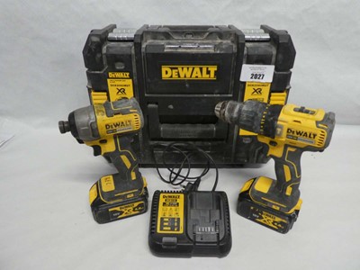 Lot Cased DeWalt DCK2060M2T 18V XR brushless 5...