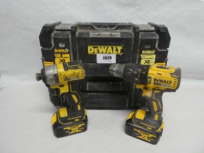 Lot Cased DeWalt DCK2060M2T 18V XR brushless 4...