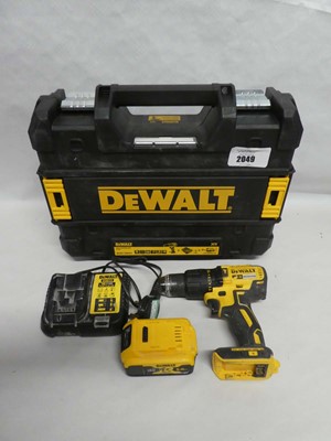 Lot Cased DeWalt (DCD778P2T) 3 piece XR brushless...