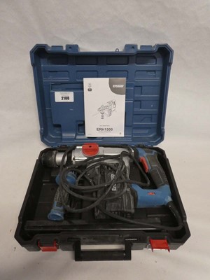 Lot Cased Erbauer (ERH1500) 240V SDS rotary hammer...