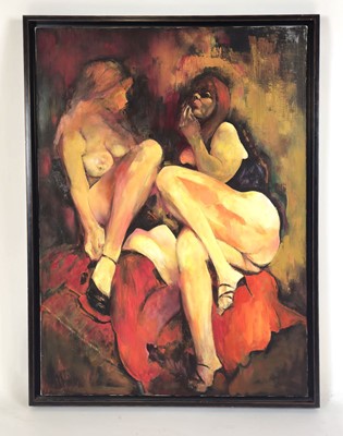 Lot 120 - After Gerard Dureaux (French 1940-2014) Two...