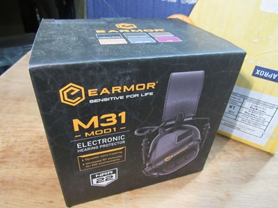 Lot 1169 - Ten Earmor M31 Mod. 1 electronic ear defenders,...