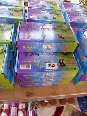 Lot 2112 - 6 packs of battery operated warm white...