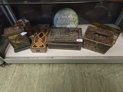 Lot 380 - An assortment of seven vintage tins