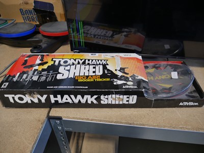 Lot 1037 - Boxed Nintendo Wii Tony Hawk Shred bundle