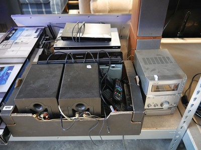 Lot 1049 - Sony hifi stereo, Sony DVD recorder, Sony 4K...