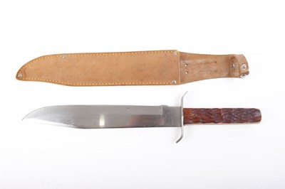 Lot 79 - 'Tennessee Toothpick' sheath knife, 10 ins...
