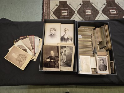 Lot 395 - Two boxes of early 20th century and Victorian...