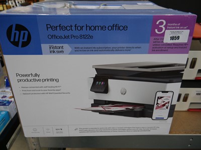 Lot 1059 - Boxed HP OfficeJet Pro printer (8122e)