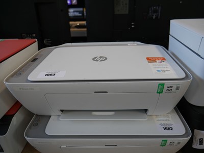 Lot 1063 - Unboxed HP DeskJet printer (2720e)