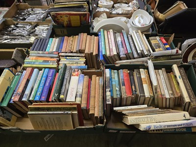 Lot 441 - Four trays of hardback reference books...