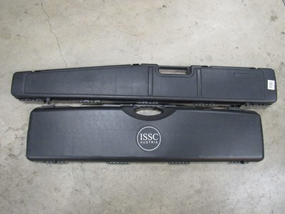 Lot 1423 - Two hard plastic rifle cases