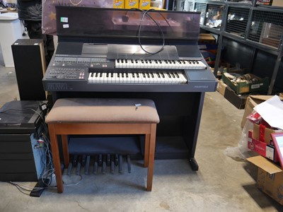 Lot 1085 - Farfisa Ts600 Midi-Digital organ with stool