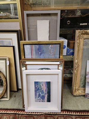 Lot 3 - A collection of six modern framed and glazed...