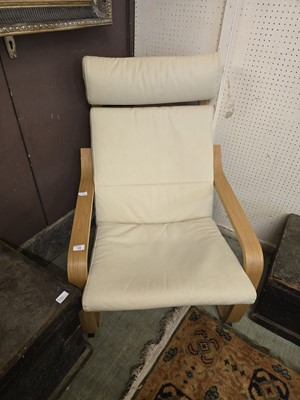 Lot 18 - A beech framed IKEA chair