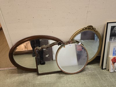 Lot 31 - Four assorted framed mirrors