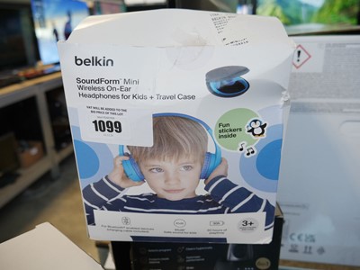 Lot 1099 - Belkin childrens headphones, boxed