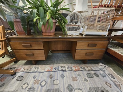 Lot 116 - A mid-20th century teak dressing table with...