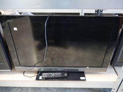 Lot 1023 - Sony 32" TV with stand and remote