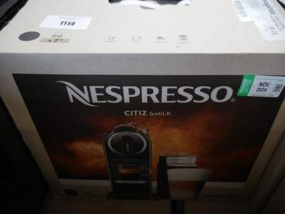 Lot 1114 - Boxed Nespresso Citiz & Milk Magimix coffee...