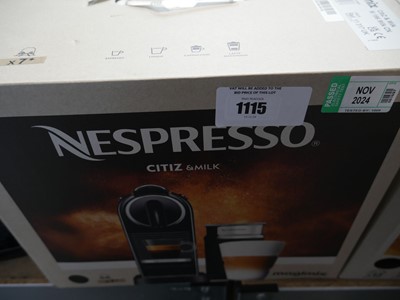 Lot 1115 - Boxed Nespresso Citiz & Milk Magimix coffee...