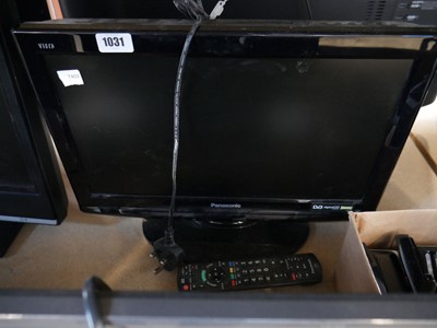 Lot 1031 - Panasonic 19" TV with stand and remote