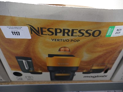 Lot 1117 - Nespresso Vertuo Pop Magimix coffee machine,...