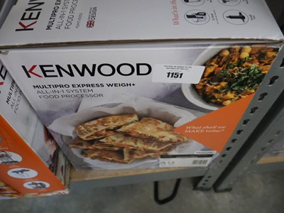 Lot 1151 - Boxed Kenwood MultiPro food processor