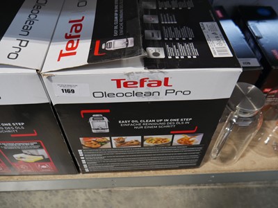 Lot 1169 - Tefal Oleoclean Pro deep fryer, boxed