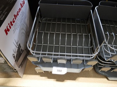 Lot 1192 - 2 unboxed KitchenAid dish racks