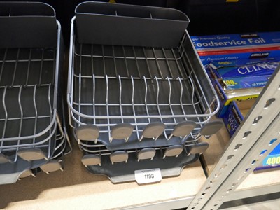 Lot 1193 - 2 unboxed KitchenAid dish racks